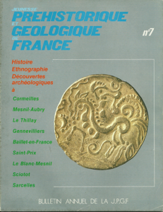 Bulletin annuel de la JPGF n° 7 - Année 1977